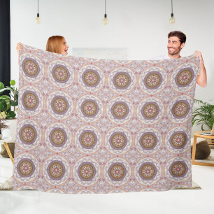 Mandala 9 Fleece Blanket