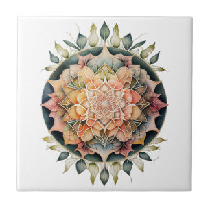 Mandala: An Oasis Of Peace and Tranquility Ceramic Tile