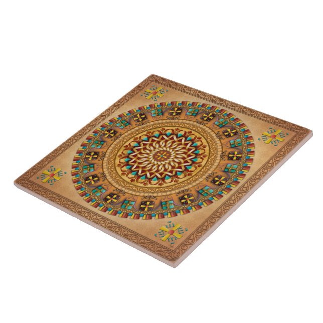 Mandala Armenia 'Iyp' V2 Tile (Side)