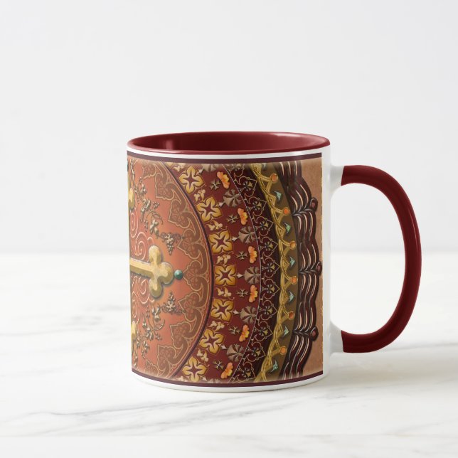 Mandala Armenian Cross N Mug (Right)