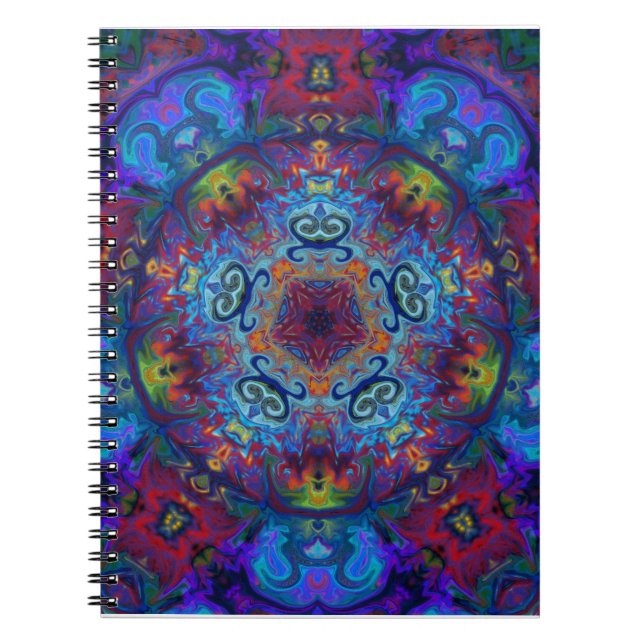 Mandala Art Abstract Design Notebook (Front)