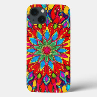 Mandala art iPhone 13 case