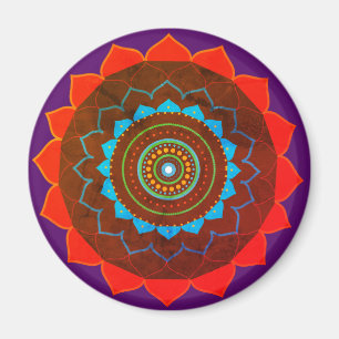 Mandala Art Magnet