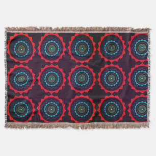 Mandala Art Pattern Throw Blanket