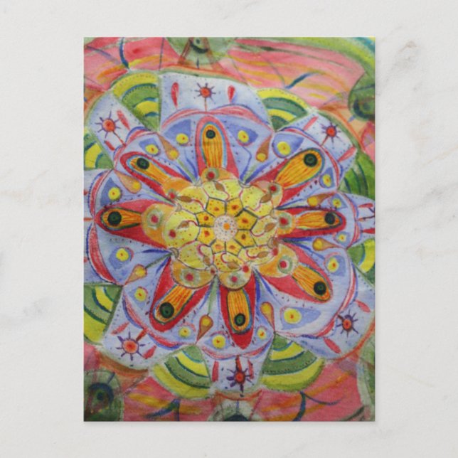 Mandala Art Postcard (Front)