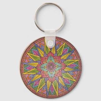 mandala artwork 1 key ring