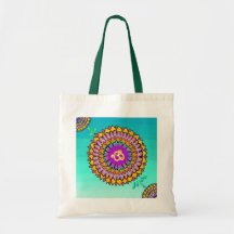 Mandala Aum Tote Bag