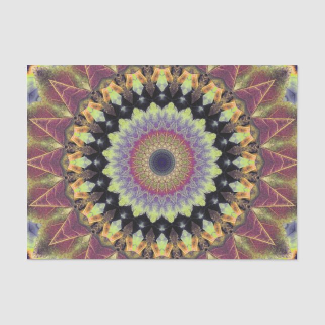 Mandala Autumn Tissue Paper (Front)