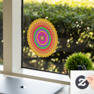 Mandala Ball yellow crochet style -