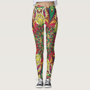 Mandala Bandanna: Vintage Seamless Design. Leggings