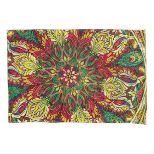 Mandala Bandanna: Vintage Seamless Design. Pillowcase