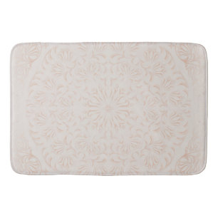 Mandala Baroque Flower Pattern Design Bath Mat
