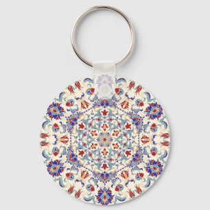 Mandala Beauty: Colourful Cultural Mosaic Key Ring
