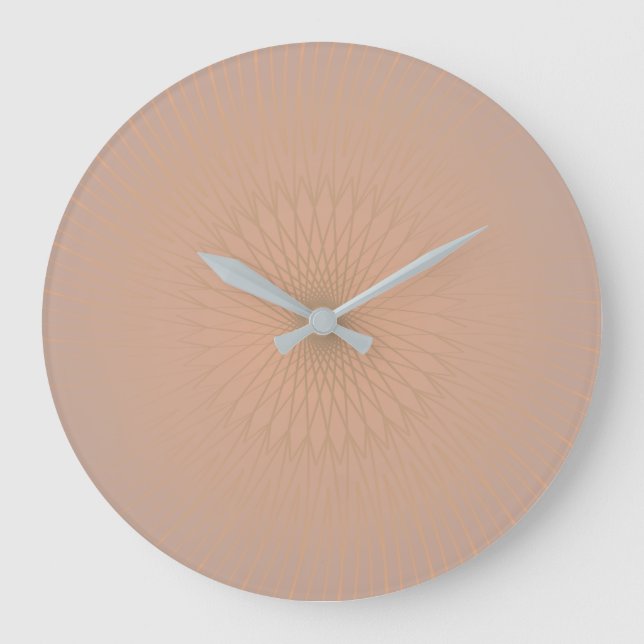 Mandala, Bicycle Wires 4 Large Clock (Front)