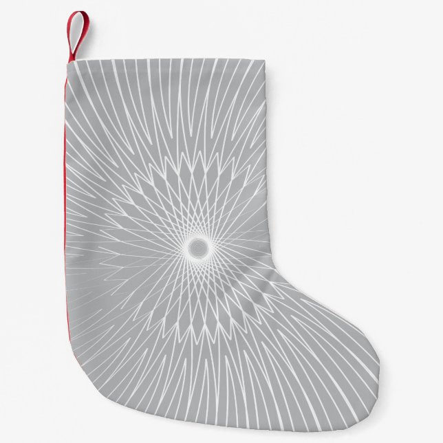 Mandala, Bicycle Wires 9 Small Christmas Stocking (Front)