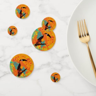 Mandala bird confetti