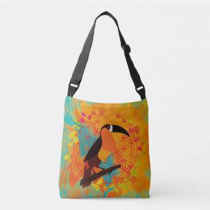 Mandala bird crossbody bag