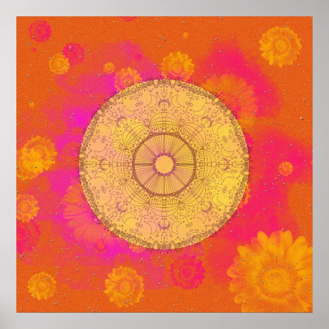 MANDALA ~ Blossoming Summer - Poster (Front)