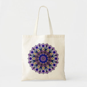 Mandala Blueberry 12 Blue Violet - Tote Bag