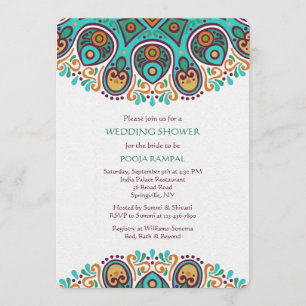 Mandala Borders Invitation