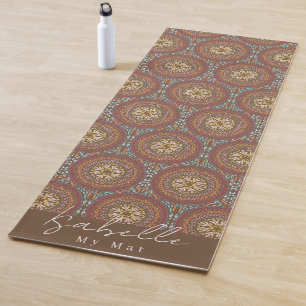 Mandala Brown Yoga Mat
