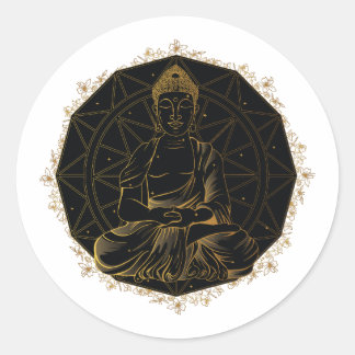 MANDALA BUDDHA STICKER DESIGN
