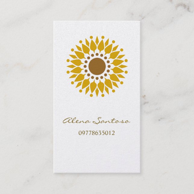 Mandala Business Card (Front)