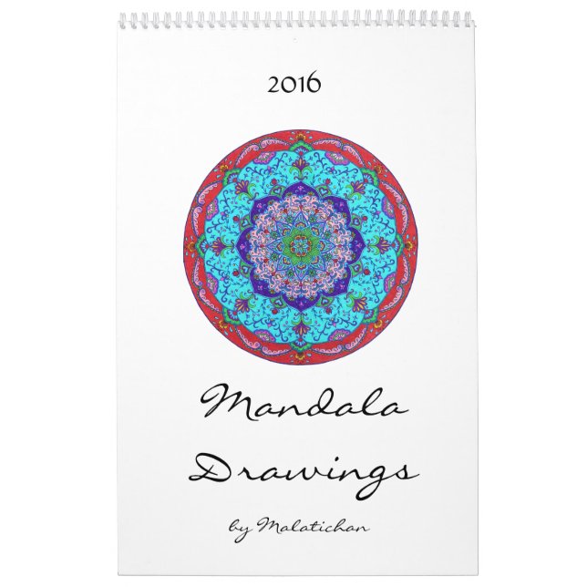 Mandala Calendar 2016 (drawings) (Cover)