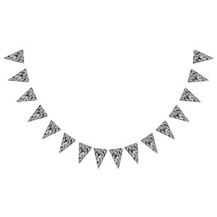 mandala calming colouring page bunting