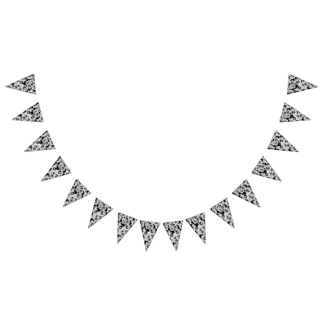 mandala calming colouring page bunting  (All)