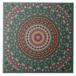 Mandala Ceramic Tile