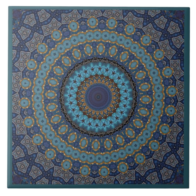 Mandala Ceramic Tile (Front)