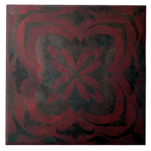 mandala ceramic tile