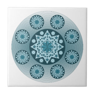 Mandala Ceramic Tile