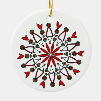 Mandala Christmas Ornament
