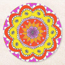 Mandala Coasters