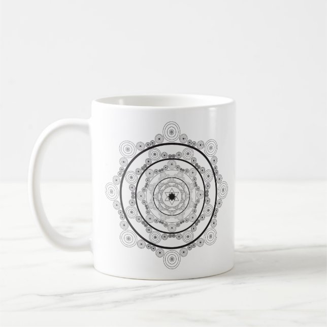 Mandala Coffee Mug (Left)