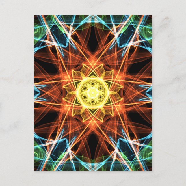 mandala colorida.png postcard (Front)