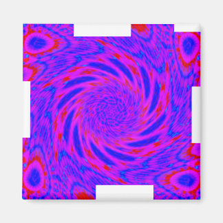 Mandala-colorpink-blue-LOVE-kaleidoscope RMDESIGN Magnet