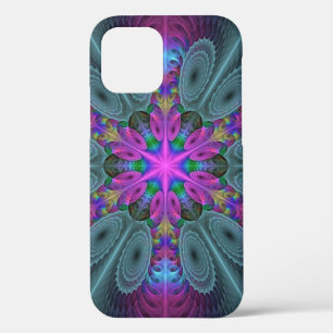 Mandala Colourful Striking Fractal Art Kaleidoscop iPhone 12 Case