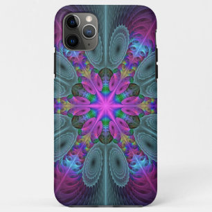 Mandala Colourful Striking Fractal Art Kaleidoscop iPhone 11 Pro Max Case