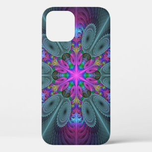 Mandala Colourful Striking Fractal Art Kaleidoscop iPhone 12 Case