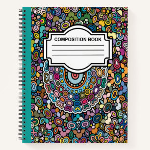 Mandala Composition Notebook Spiral