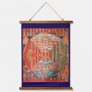 Mandala Cosmic Diagram for Meditation Hanging Tapestry