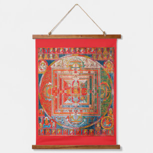 Mandala Cosmic Diagram for Meditation Hanging Tapestry