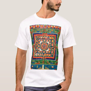 Mandala Cosmic Diagram for Meditation T-Shirt