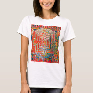 Mandala Cosmic Diagram for Meditation T-Shirt