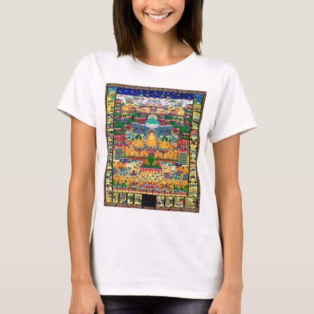 Mandala Cosmic Diagram for Meditation T-Shirt (Front)