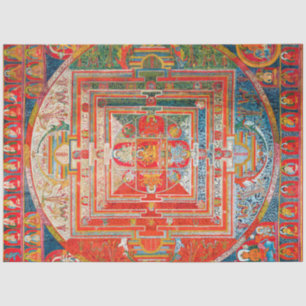 Mandala Cosmic Diagram for Meditation Tissue Paper