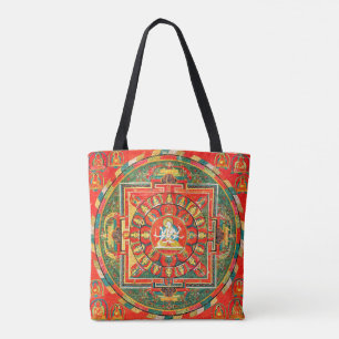 Mandala Cosmic Diagram for Meditation Tote Bag